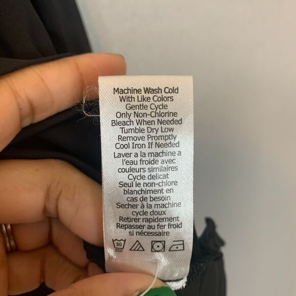 Marla Wynne Black Relaxed Pocket Shirt Women’s Small Long Sleeve Button-Down - Picture 4 of 11